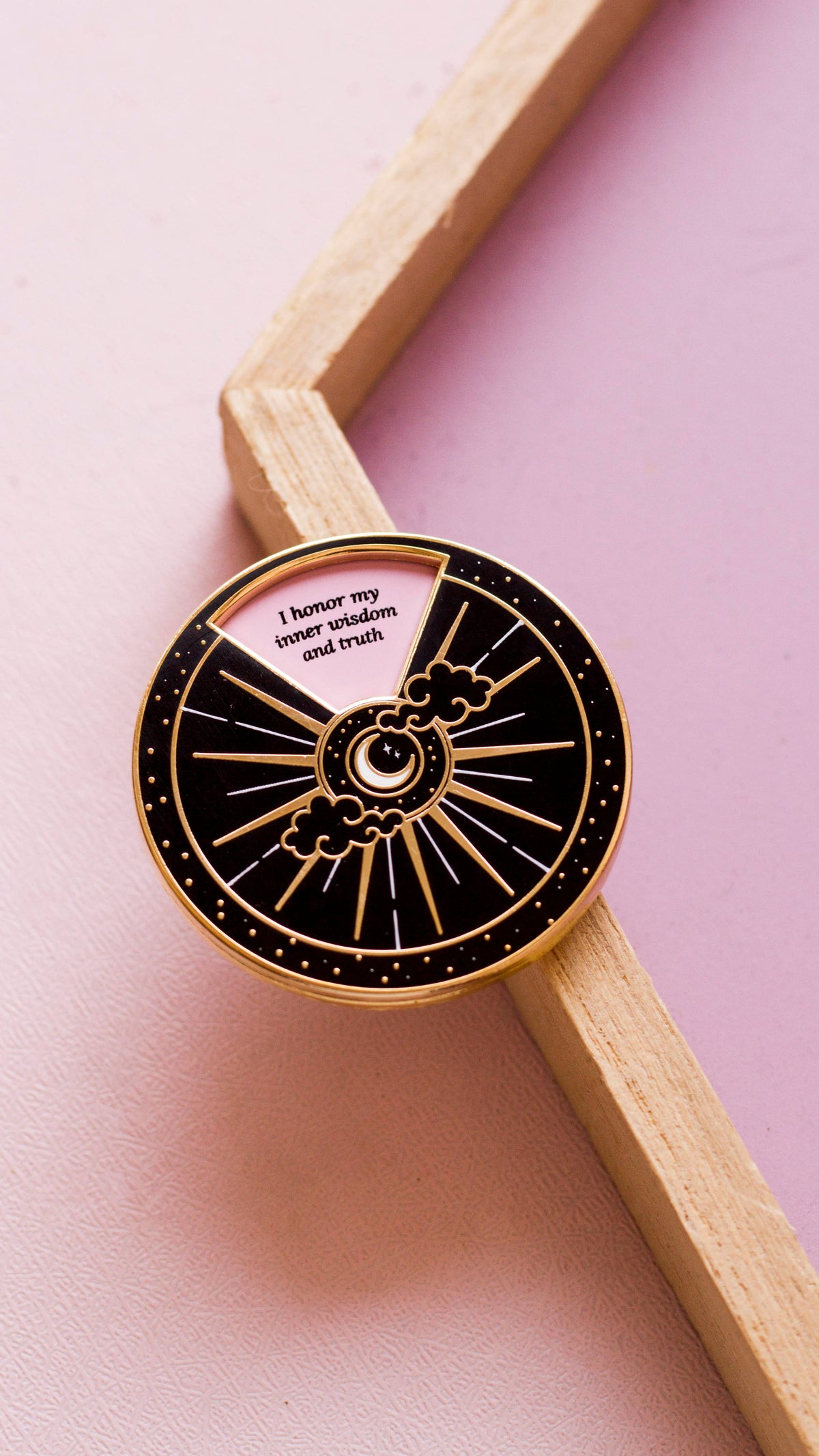 The Gray Muse - Bold Affirmations 2 Interactive Spinner Enamel Pin