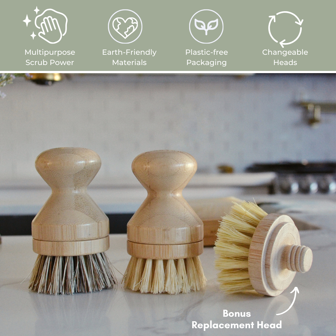 Me Mother Earth - Bamboo Modular Cleaning Brush 3pk