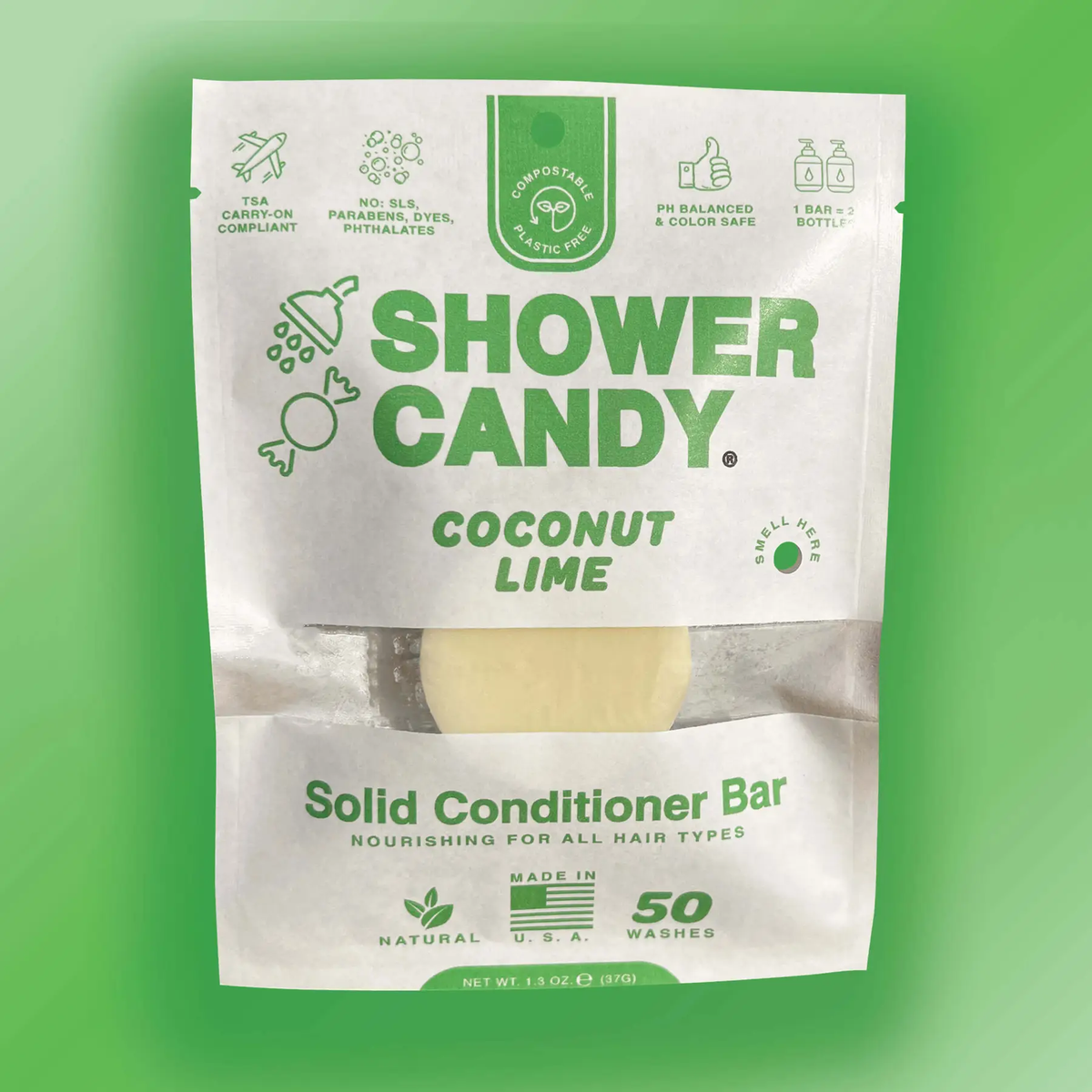 Shower Candy - Coconut Lime Conditioner Bar