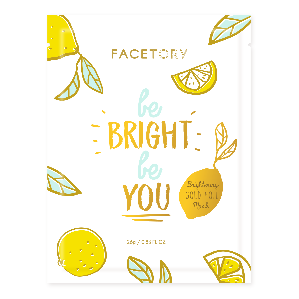FaceTory - Be Bright Be You Brightening Foil Mask