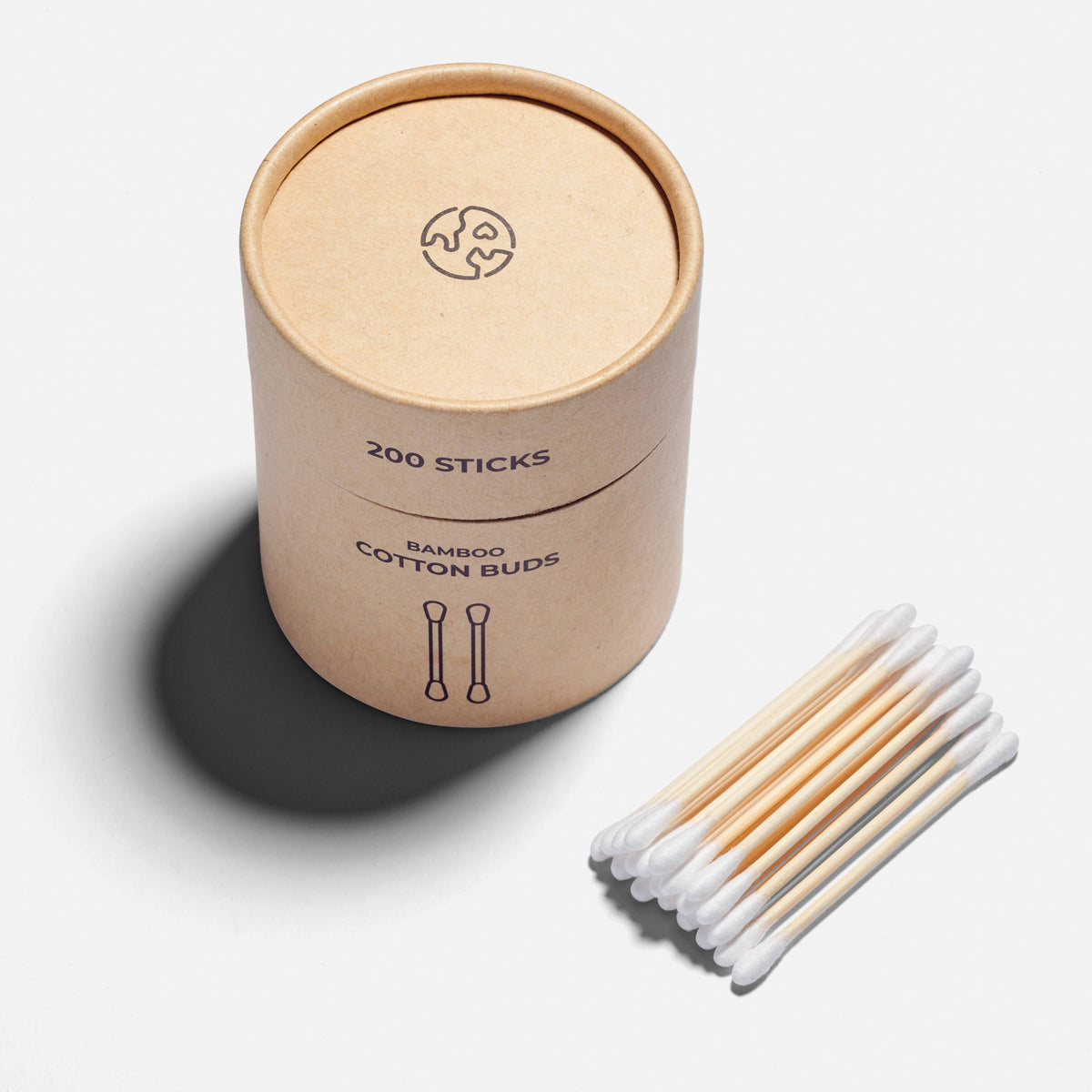 Zero Waste Club - Pack of 200 Bamboo Cotton Buds/Swabs