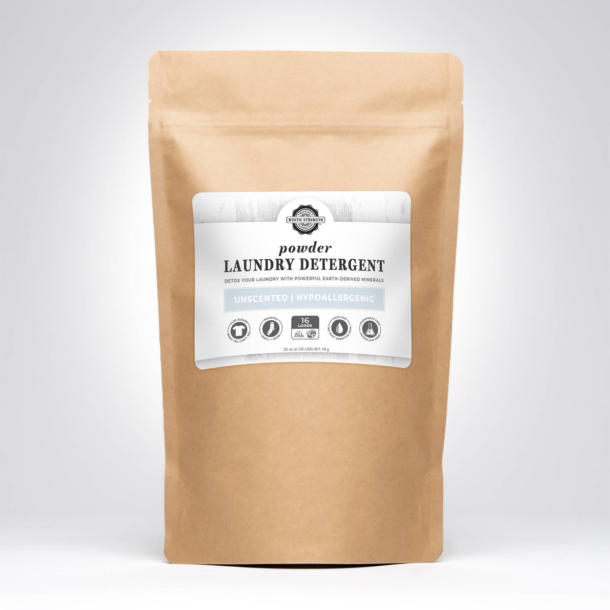 Rustic Strength - Powder Laundry Detergent | Hypoallergenic Laundry Care