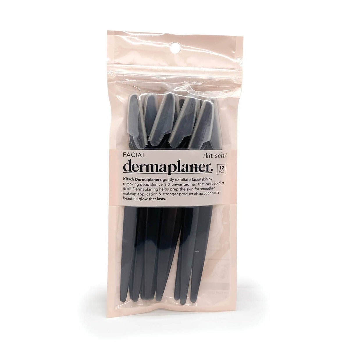 KITSCH - Dermaplaner 12 pack - Black