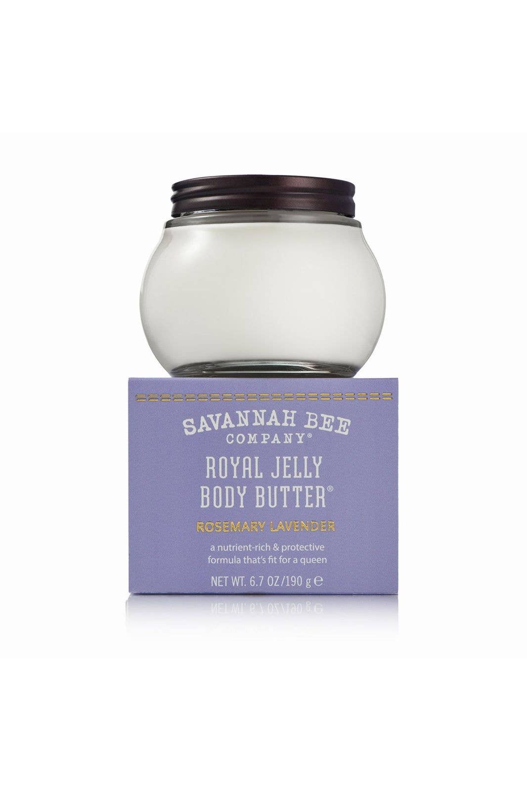Savannah Bee Company - Royal Jelly Body Butter - Rosemary Lavender Mini
