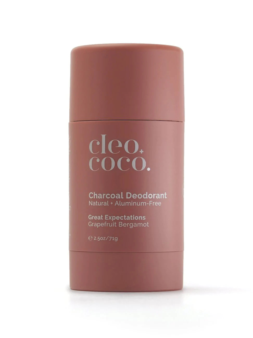 Cleo &amp; Coco - Charcoal Deodorant - Grapefruit Bergamot