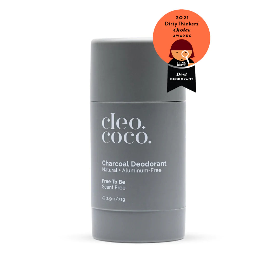 Cleo &amp; Coco - Charcoal Deodorant - Unscented