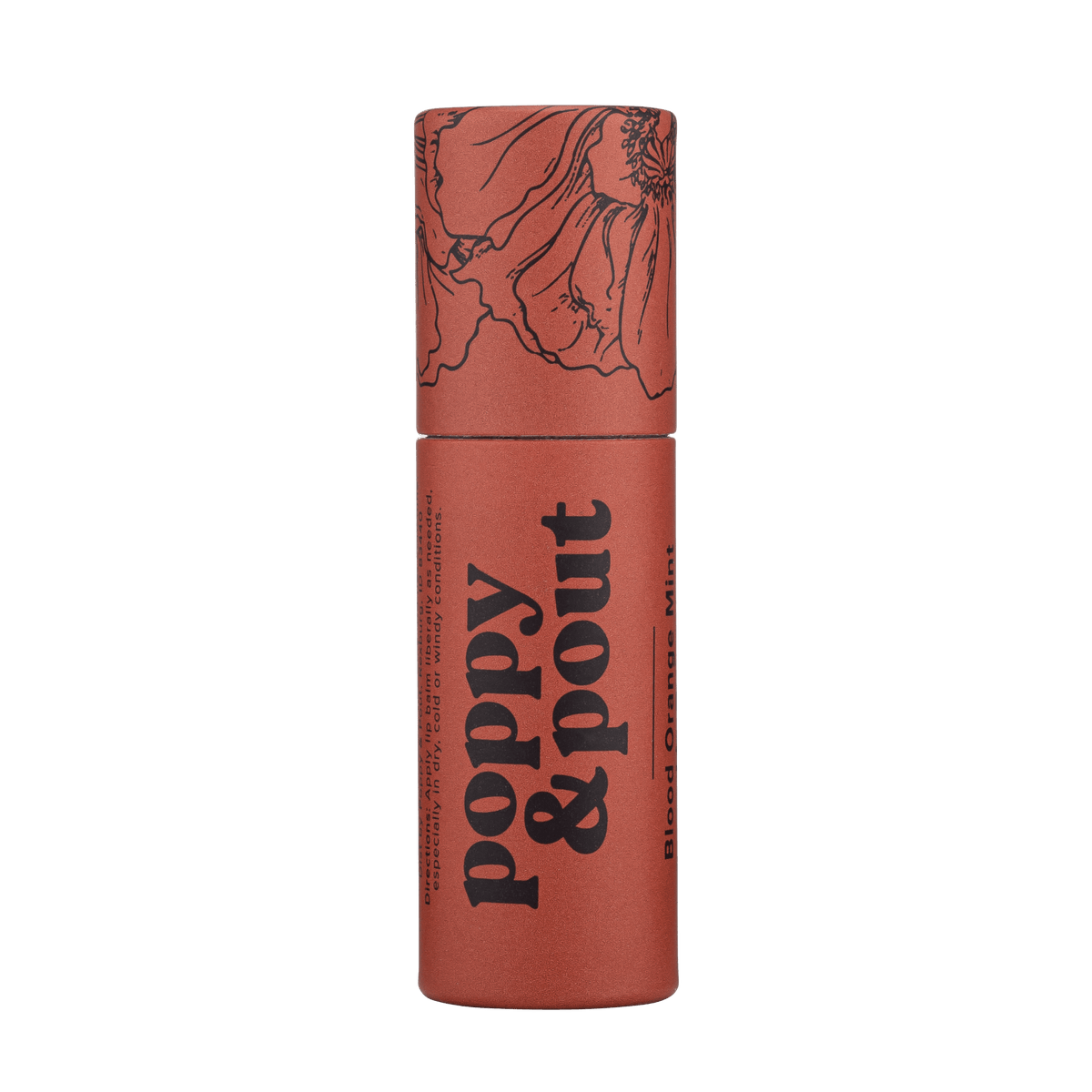 Poppy &amp; Pout - Lip Balm - Blood Orange Mint