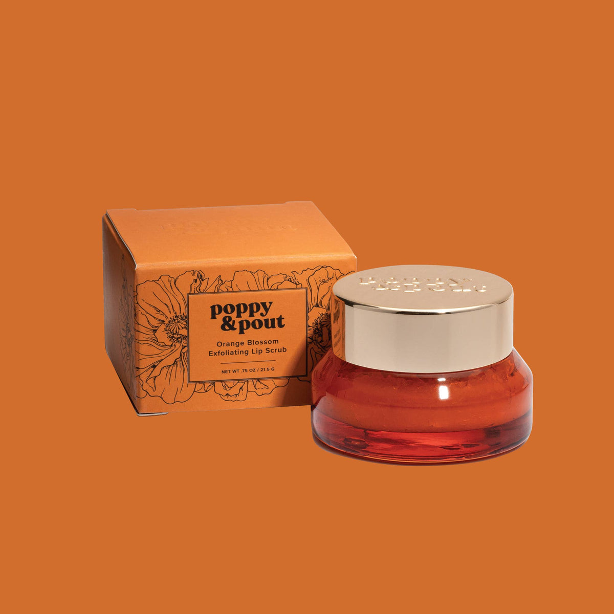 Poppy &amp; Pout - Orange Blossom Lip Scrub