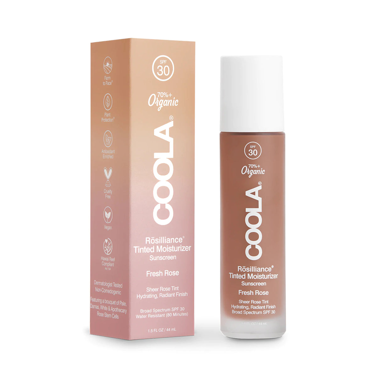 Coola - Fresh Rose Tinted Moisturizer Sunscreen