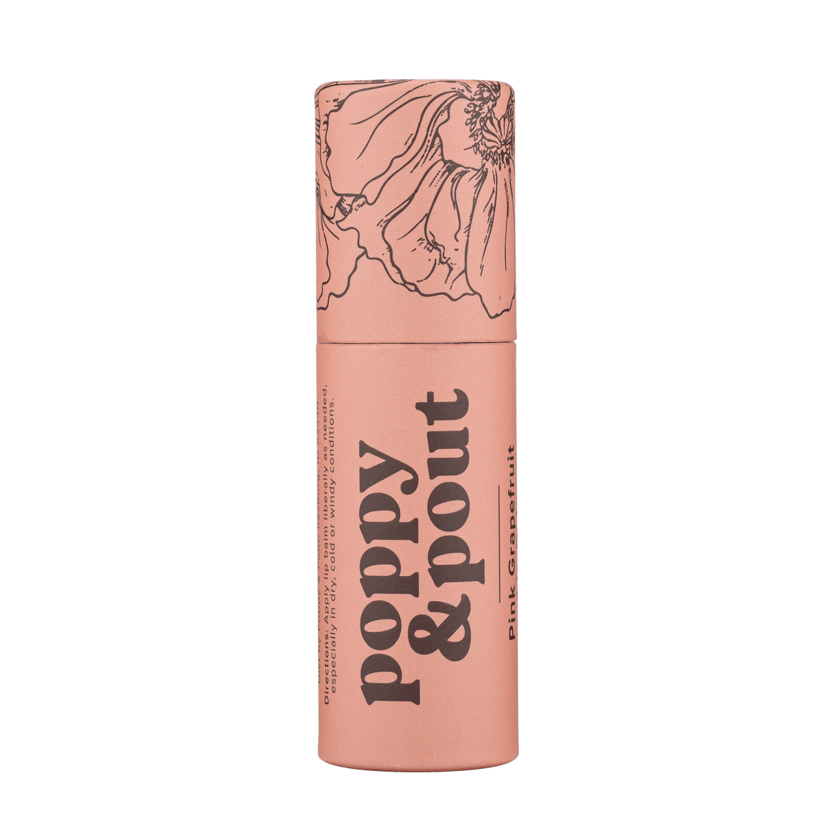 Poppy &amp; Pout - Lip Balm - Pink Grapefruit