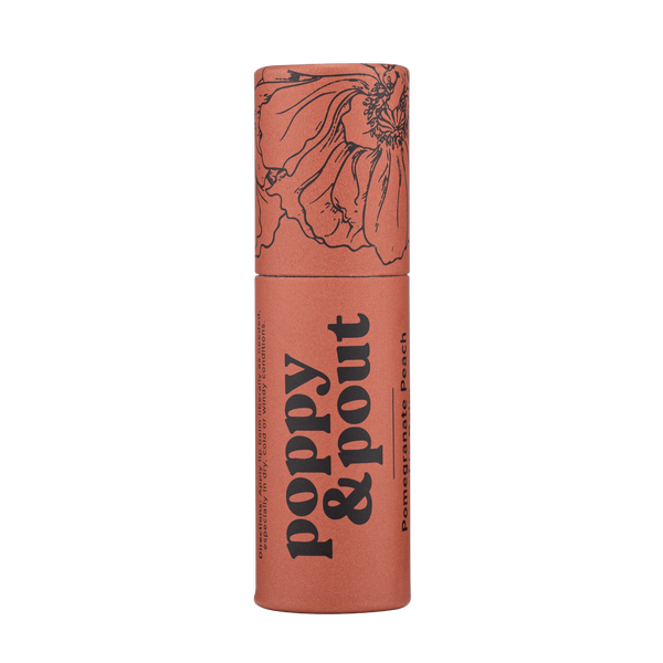 Poppy & Pout - Lip Balm - Pomegranate Peach